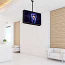 StarTech.com Dual TV Ceiling Mount - Back-to-Back Dual Screen Suspended Mount with Adjustable Telescopic Pole - Tilt/Swivel/Rotate - VESA Mount for 32"-75" Screens