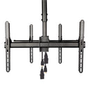 StarTech.com Dual TV Ceiling Mount - Back-to-Back Dual Screen Suspended Mount with Adjustable Telescopic Pole - Tilt/Swivel/Rotate - VESA Mount for 32"-75" Screens