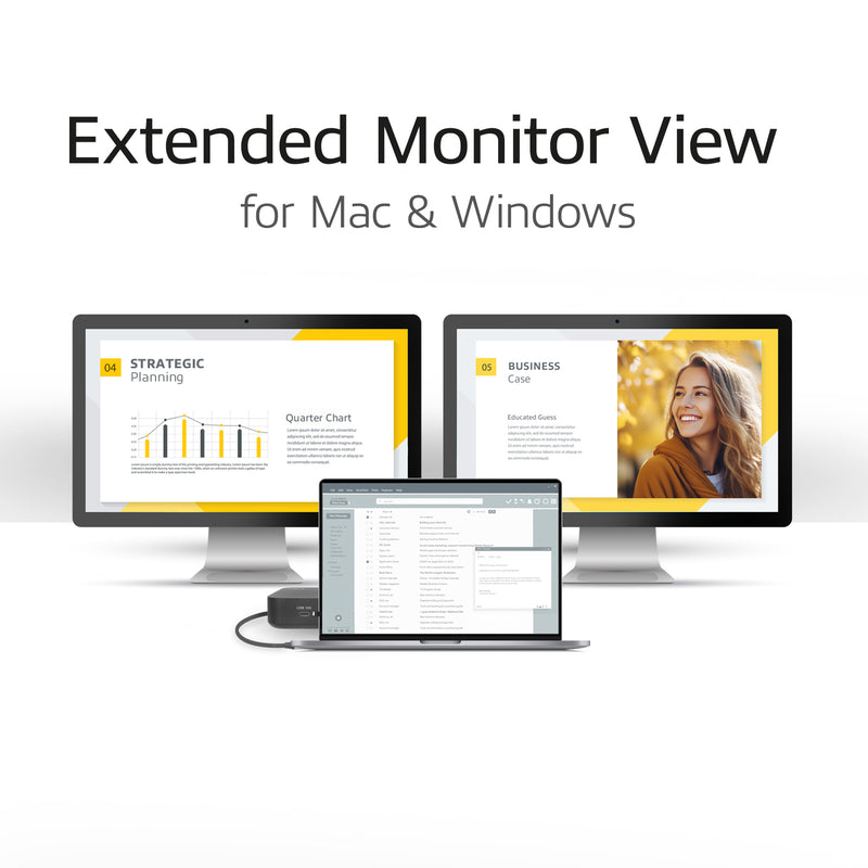ACT AC7150 station d'accueil Avec fil USB 3.2 Gen 2 (3.1 Gen 2) Type-C Noir