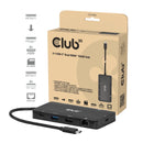 CLUB3D CSV-2552 hub & concentrateur USB Type-C 5000 Mbit/s Noir