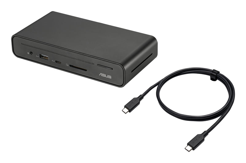 ASUS Triple Display USB-C Dock Duo DC301 Avec fil Noir