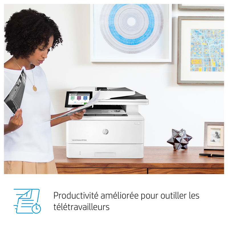 HP LaserJet Enterprise M430f Multifunction Noir et blanc Imprimante, Ethernet uniquement; Copieur, Scanner