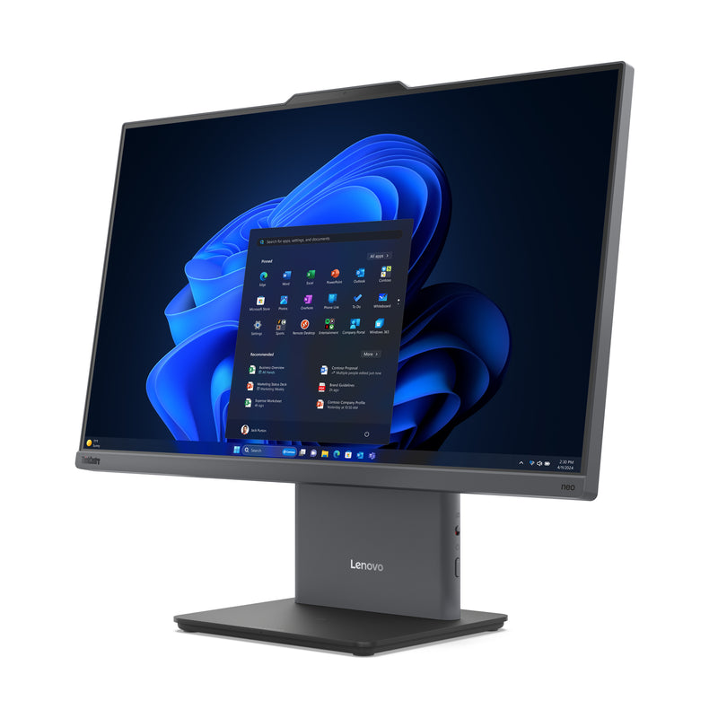 Lenovo ThinkCentre neo 50a 24 Gen 5 Intel® Core™ i5 i5-13420H 60.5 cm (23.8") 1920 x 1080 pixels Touchscreen All-in-One PC 16 GB DDR5-SDRAM 512 GB SSD Windows 11 Pro Wi-Fi 6 (802.11ax) Gray