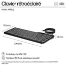 HP Clavier filaire rétroéclairé 400