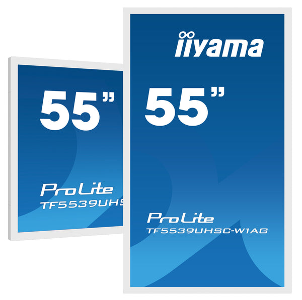 iiyama ProLite TF5539UHSC-W1AG 139,7 cm (55") 3840 x 2160 pixels 4K Ultra HD LED touchscreen pc-monitor, multi-user, wit