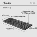 HP Ensemble combiné clavier et souris sans fil 330