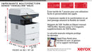 Xerox VersaLink B625 A4 61 ppm - Copie/Impression/Numérisation/Fax recto verso PS3 PCL5e/6 2 magasins 650 feuilles