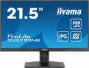 iiyama ProLite XU2293HS-B6 platte PC-monitor 54,6 cm (21,5") 1920 x 1080 pixels Full HD LED Zwart