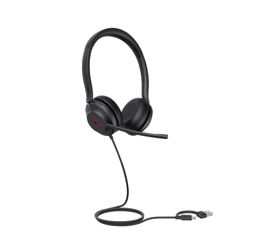 Yealink UH35 Casque double équipe USB-C/A