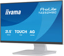 iiyama ProLite T2252MSC-W2AG écran plat de PC 54,5 cm (21.4") 1920 x 1080 pixels Full HD LCD Écran tactile Blanc