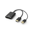 ACT AC7536 câble vidéo et adaptateur 0,24 m HDMI + USB DisplayPort Noir