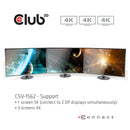 CLUB3D CSV-1562 station d'accueil USB 3.2 Gen 1 (3.1 Gen 1) Type-C Noir