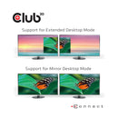 CLUB3D CSV-1562 station d'accueil USB 3.2 Gen 1 (3.1 Gen 1) Type-C Noir