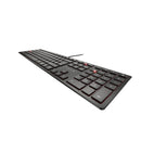 CHERRY KC 6000 Slim clavier Universel USB AZERTY Belge Noir