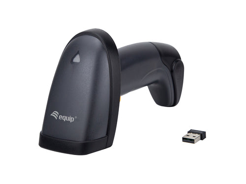 Equip 351029 Barcodescanner, draagbare 1D/2D CMOS-barcodescanner, zwart