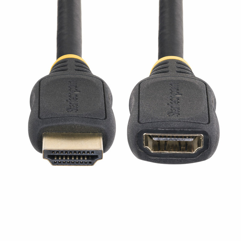 StarTech.com Câble d'Extension HDMI 2.0 de 50 cm, Câble HDMI Haut Débit, 4K 60Hz, Câble d'Extension HDMI Mâle vers Femelle, Adaptateur HDMI M/F