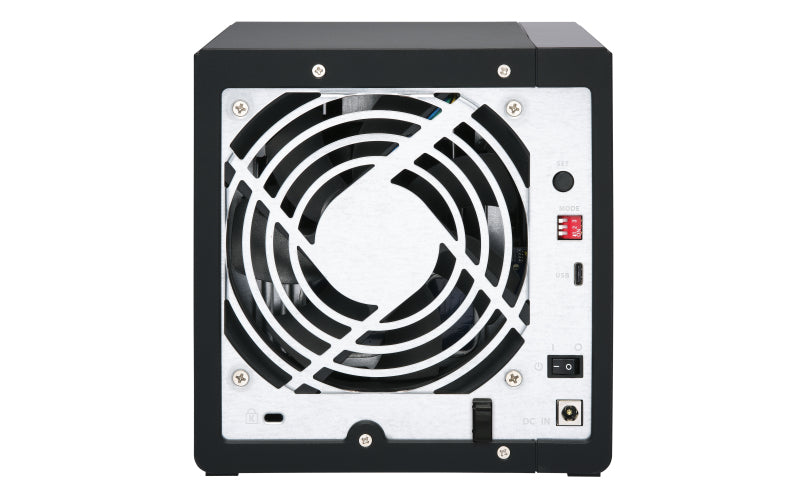 QNAP TR-004 Opslagschijfbehuizing Harde schijf/SSD-behuizing Zwart 2,5/3,5"