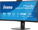 iiyama ProLite XCB3497WQSNPH-B1 écran plat de PC 86,4 cm (34") 3440 x 1440 pixels UltraWide Quad HD LED Noir