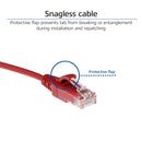 ACT DC9552 câble de réseau Rouge 0,25 m Cat6 U/UTP (UTP)