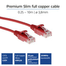 ACT DC9501 câble de réseau Rouge 1 m Cat6 U/UTP (UTP)