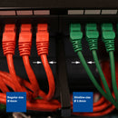 ACT DC9552 câble de réseau Rouge 0,25 m Cat6 U/UTP (UTP)