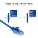 ACT DC9651 câble de réseau Bleu 1,5 m Cat6 U/UTP (UTP)