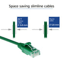 ACT DC9700 câble de réseau Vert 0,5 m Cat6 U/UTP (UTP)