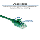 ACT DC9700 câble de réseau Vert 0,5 m Cat6 U/UTP (UTP)