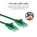 ACT DC9700 câble de réseau Vert 0,5 m Cat6 U/UTP (UTP)