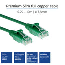 ACT DC9700 câble de réseau Vert 0,5 m Cat6 U/UTP (UTP)