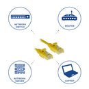 ACT DC9801 câble de réseau Jaune 1 m Cat6 U/UTP (UTP)