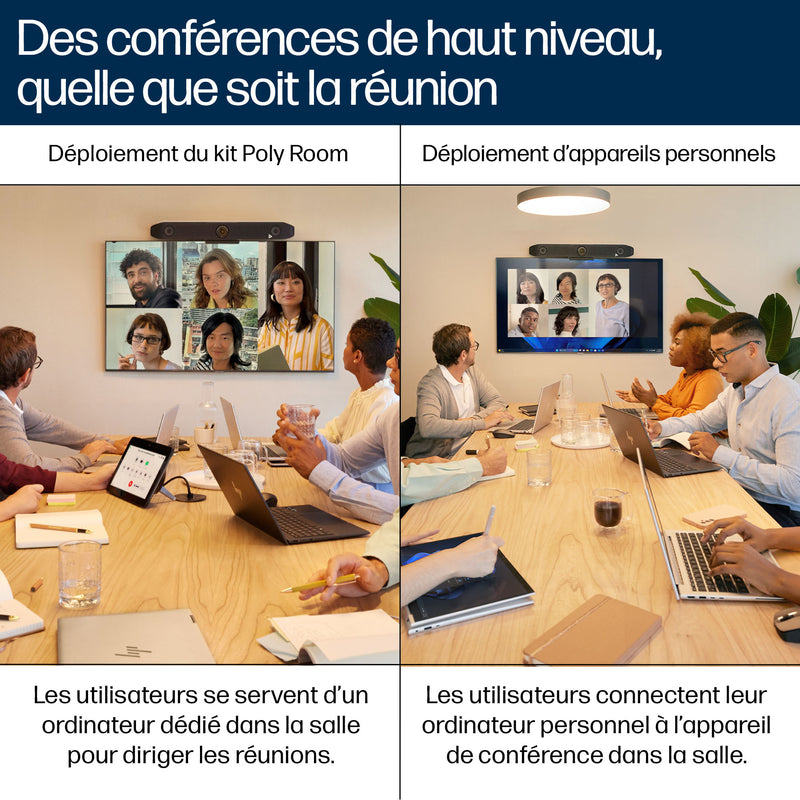 HP Poly Barre de visioconférence USB Poly Studio V52