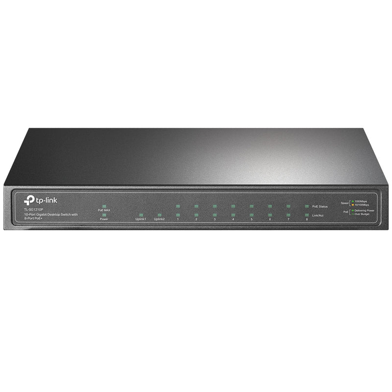 TL-SG1210P Unmanaged Pure-Gigabit Switch