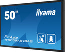 iiyama TF5039AS-B1AG Dynamisch display, 125,7 cm (49,5") LED-flatpanel digitaal signage-display, 500 cd/m², 4K Ultra HD, zwart, touchscreen, geïntegreerde Android-processor, 24/7