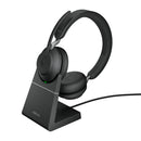 Jabra Evolve2 65 Casque Sans fil Arceau Bureau/Centre d'appels USB Type-A Bluetooth Noir
