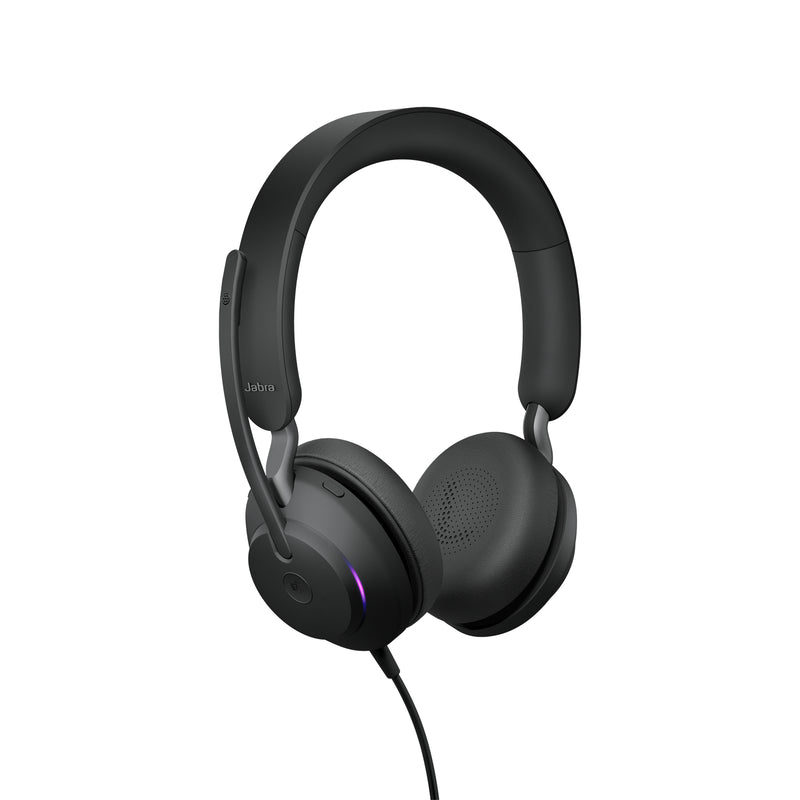Jabra Evolve2 40 SE Casque Avec fil Arceau Appels/Musique USB Type-C / USB Type-A Noir