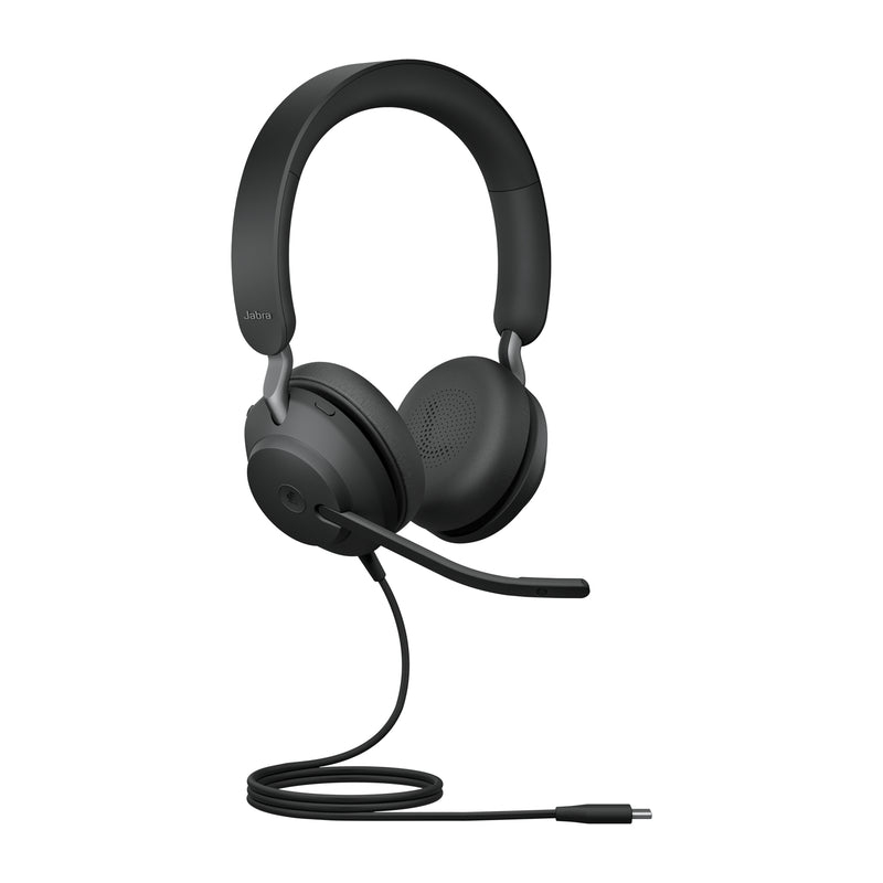 Jabra Evolve2 40 SE Casque Avec fil Arceau Appels/Musique USB Type-C Noir