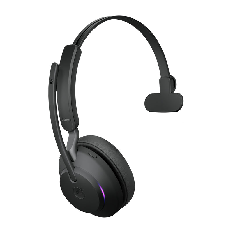 Jabra Evolve2 65 Casque Sans fil Arceau Bureau/Centre d'appels USB Type-A Bluetooth Noir
