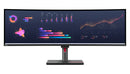 Lenovo ThinkVision P49w-30 LED display 124.5 cm (49") 5120 x 1440 pixels DQHD Black