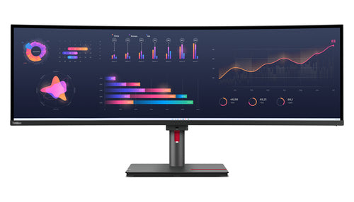 Lenovo ThinkVision P49w-30 LED display 124.5 cm (49") 5120 x 1440 pixels DQHD Black