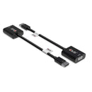 CLUB3D CAC-2013 câble vidéo et adaptateur 0,228 m Displayport VGA Noir