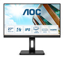 AOC P2 U27P2 écran plat de PC 68,6 cm (27") 3840 x 2160 pixels 4K Ultra HD LED Noir