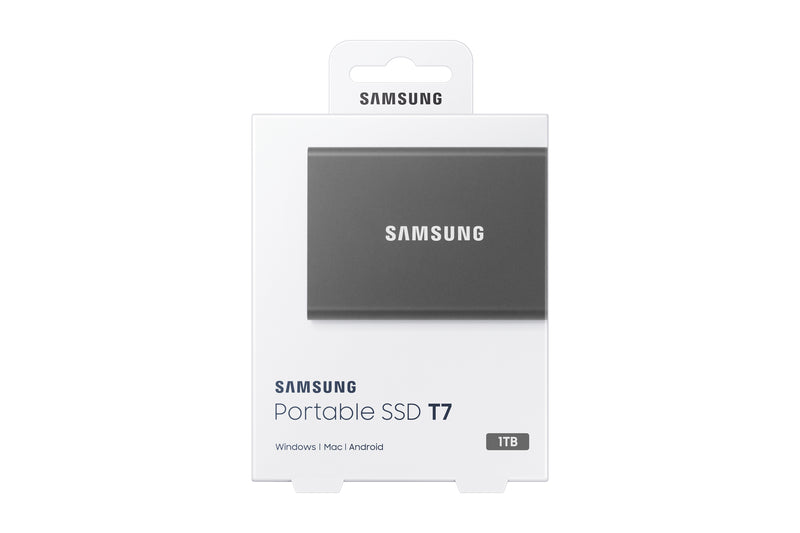 Samsung Portable SSD T7 1 To USB Type-C 3.2 Gen 2 (3.1 Gen 2) Gris