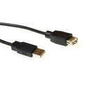 ACT USB 2.0 extensioncable USB A male - USB A female 3 m câble USB Noir