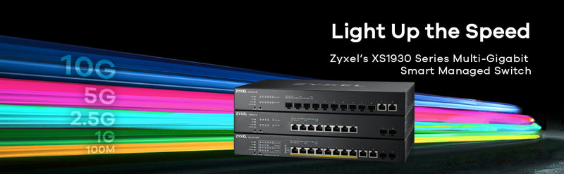 Zyxel XS1930-12HP-ZZ0101F commutateur réseau Géré L3 10G Ethernet (100/1000/10000) Connexion Ethernet, supportant l'alimentation via ce port (PoE) Noir