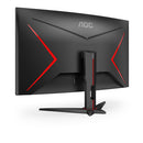 AOC G2 C32G2ZE/BK PC flat screen 80 cm (31.5") 1920 x 1080 pixels Full HD LED Black, Red
