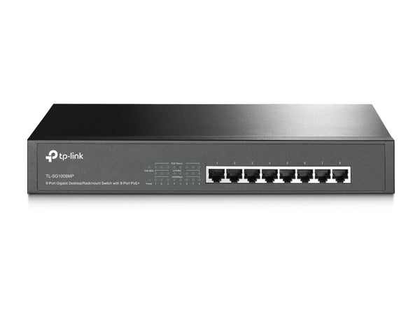 8-Port Gigabit Switch with 8-Port PoE+