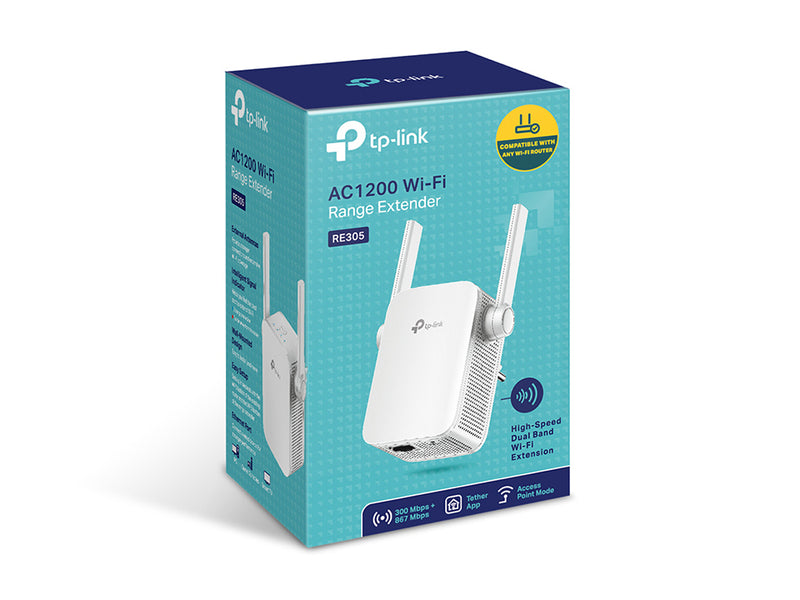RE305 AC1200 Dual Band Range Extender