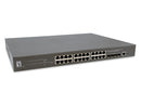 LevelOne GTP-2871 Gigabit Ethernet (10/100/1000) Managed L3 Network Switch, Ethernet Connection, Supports Power over Ethernet (PoE), Gray