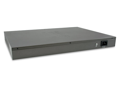 LevelOne GTP-2871 Gigabit Ethernet (10/100/1000) Managed L3 Network Switch, Ethernet Connection, Supports Power over Ethernet (PoE), Gray